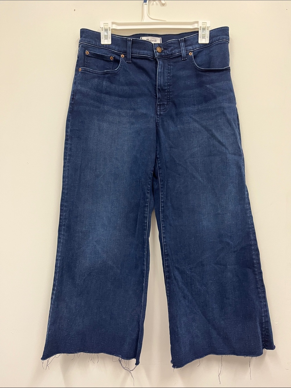 Madewell Flared Wide Log Crop jeans size 31P